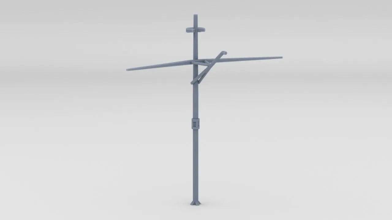 1/128 USS Missouri (BB-63) Aft Mast - distefan 3d print