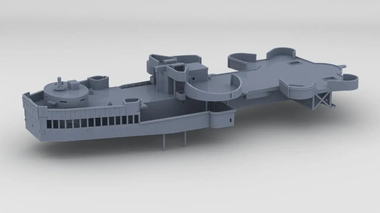 1/128 USS Missouri (BB-63) Forward Deck 5 - distefan 3d print