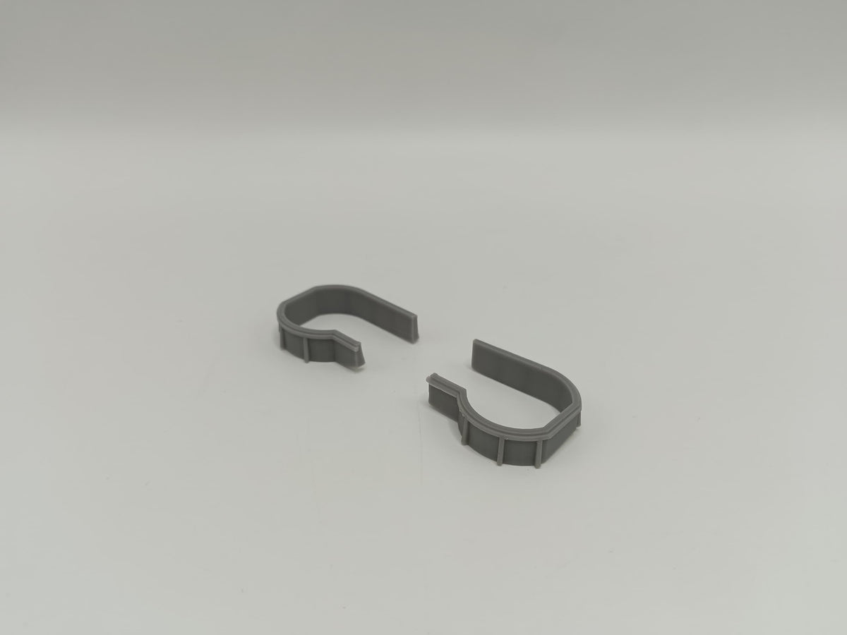 1/128 USS Missouri (BB-63) Main Deck Bow 20mm Tubs Set - distefan 3d print