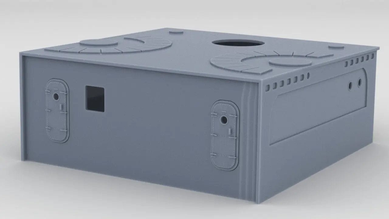 1/135 USS Ward Mid Deckhouse - distefan 3d print