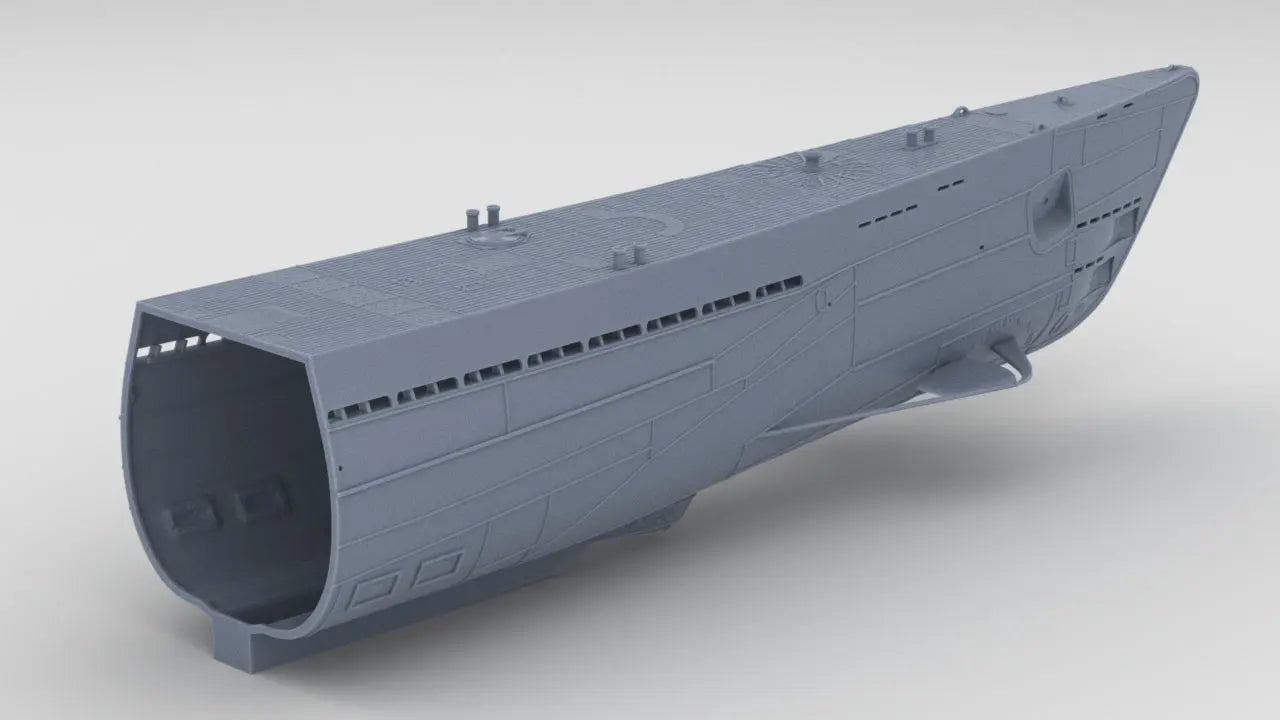 1/144 DKM U-Boot IXC U-505 Hull Set Protosoon