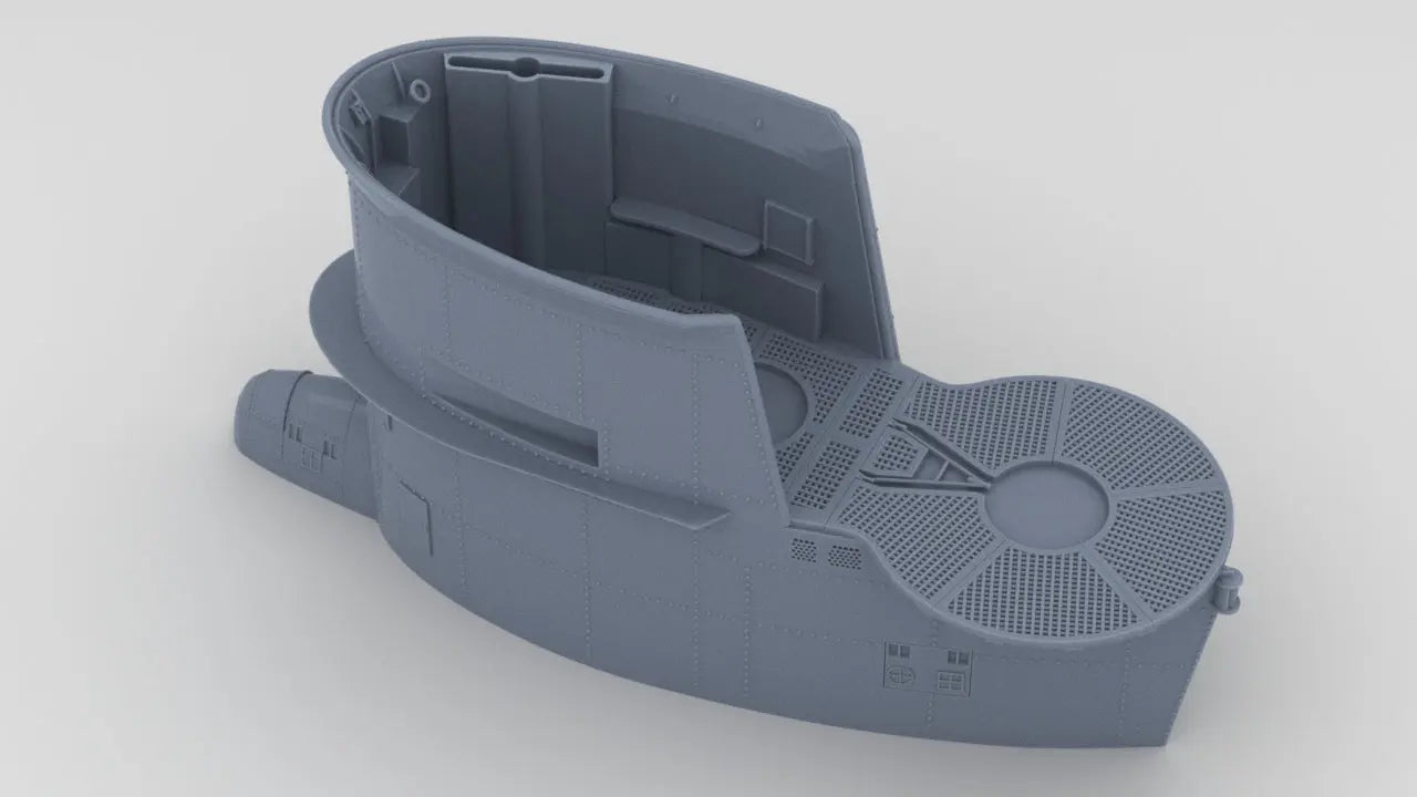 1/144 DKM U-Boot VII/B Conning Tower Resin3Dinteractive