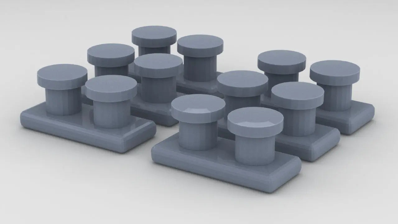 1/144 HMS Garland Bollard Set (6pcs) Resin3Dinteractive