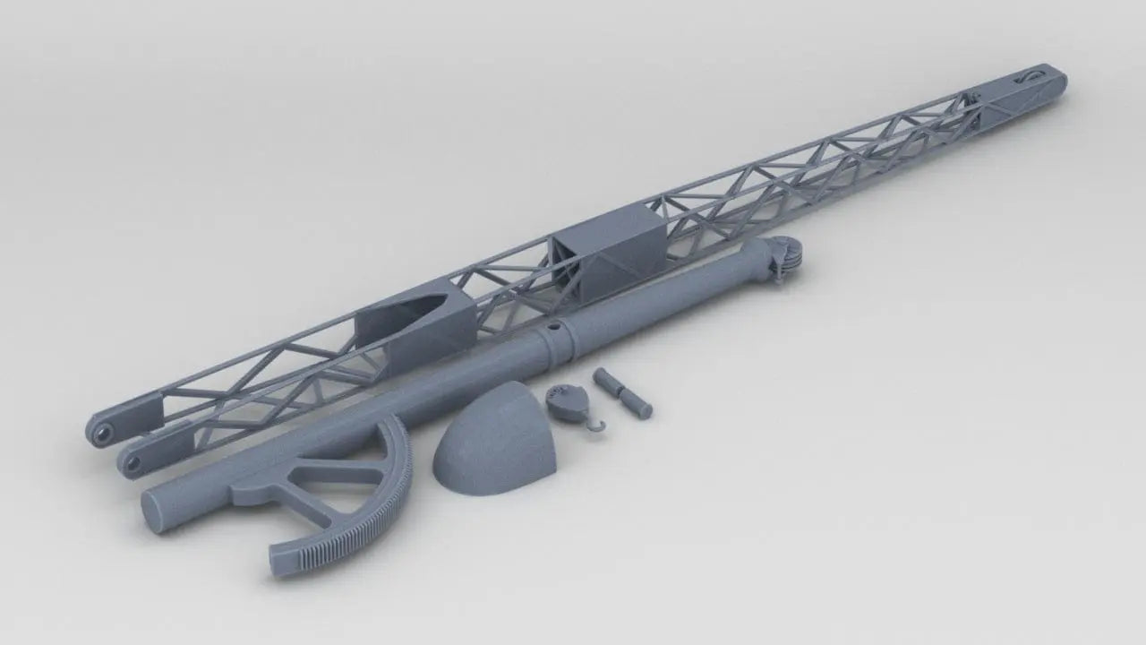 1/144 IJN Aircraft Crane Kit - distefan 3d print