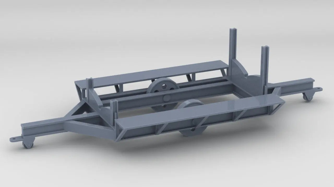 1/144 IJN Kawanishi N1K1 Kyofu Trailer Resin3Dinteractive