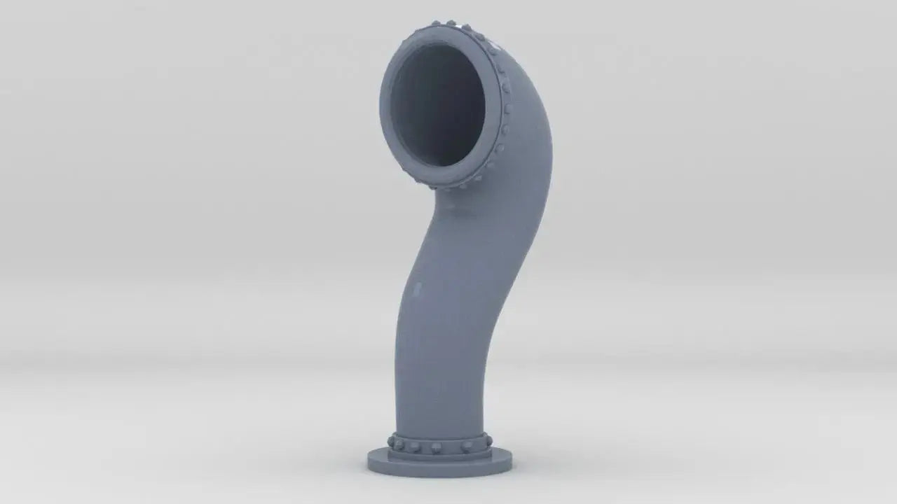 1/144 IJN Yamato Aft Ventilation - distefan 3d print