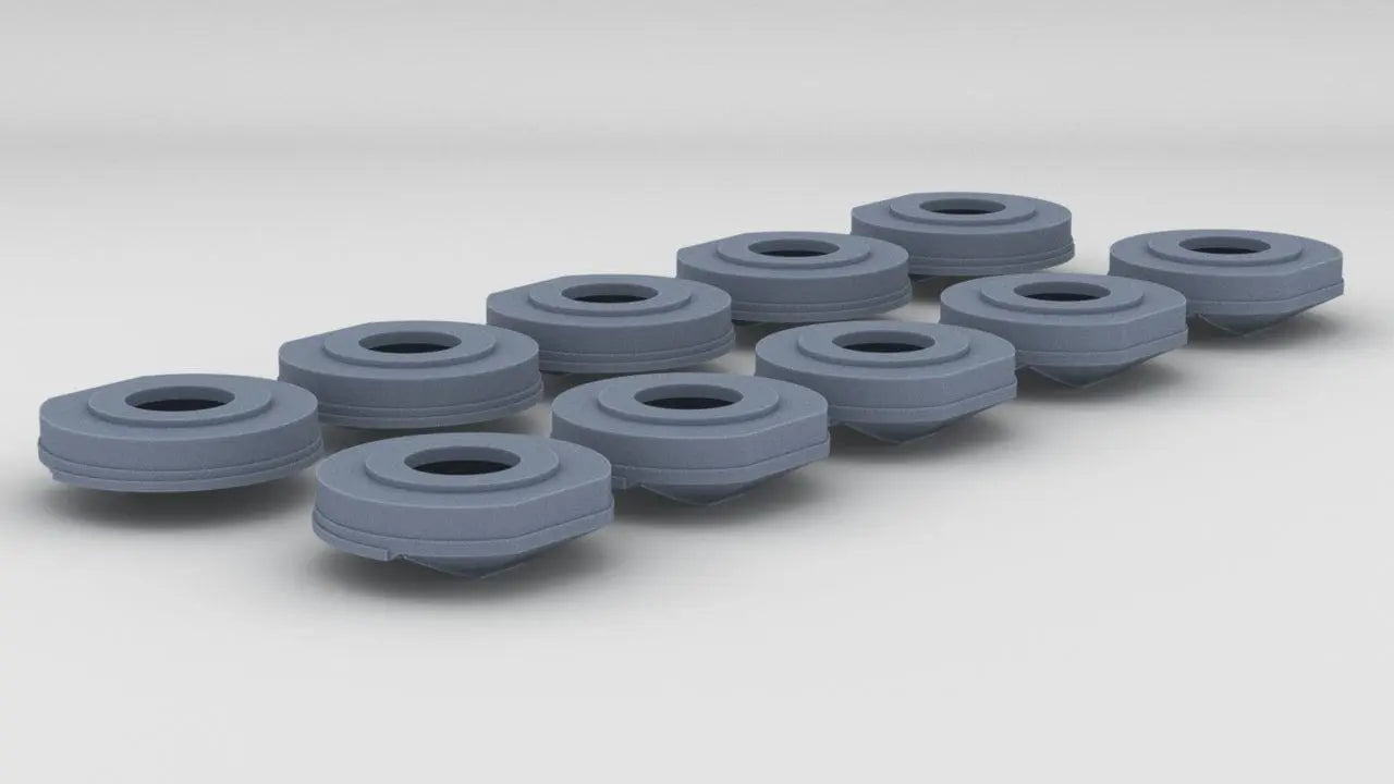 1/144 IJN Yamato Base for 25mm Type 96 Set (10pcs) - distefan 3d print