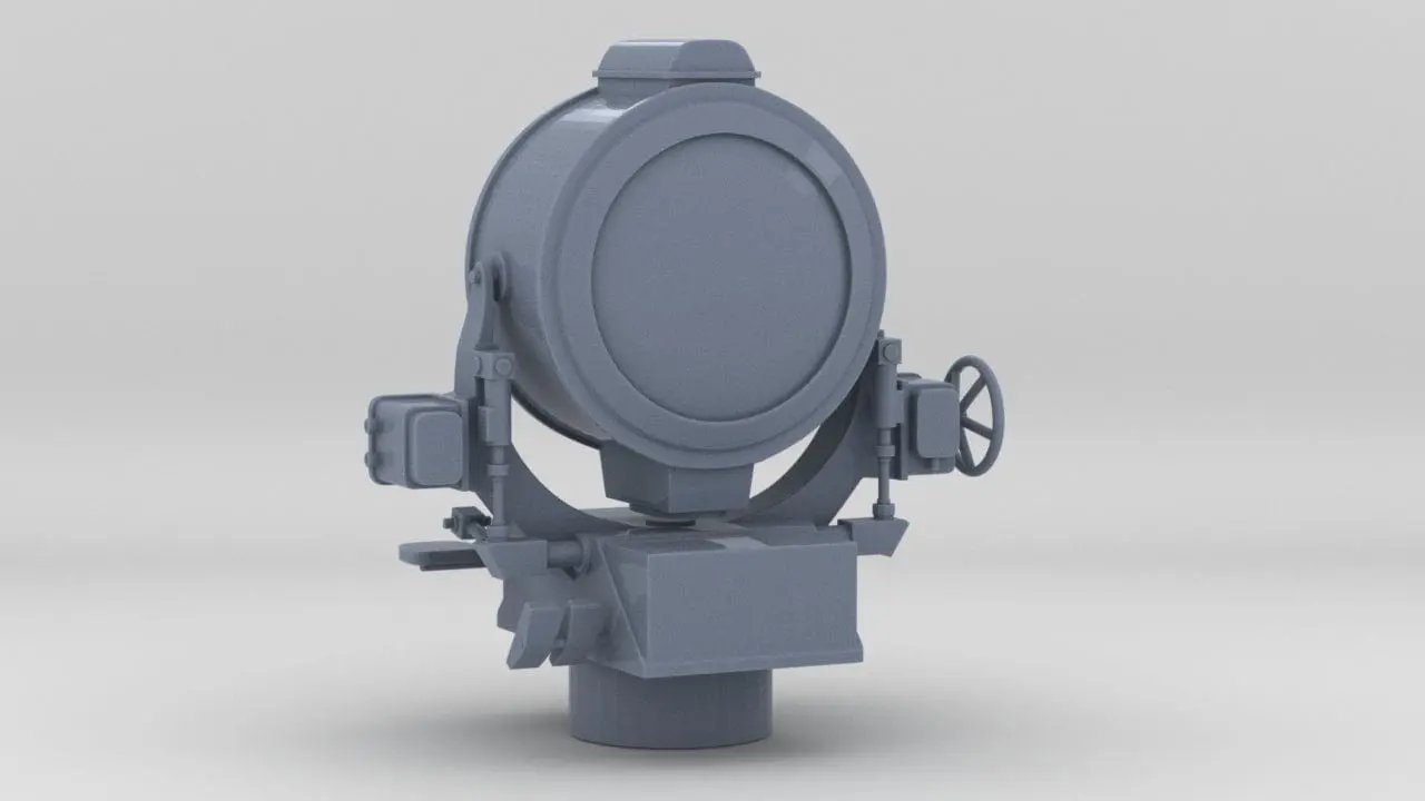 1/144 USN 36-inch Searchlight - distefan 3d print