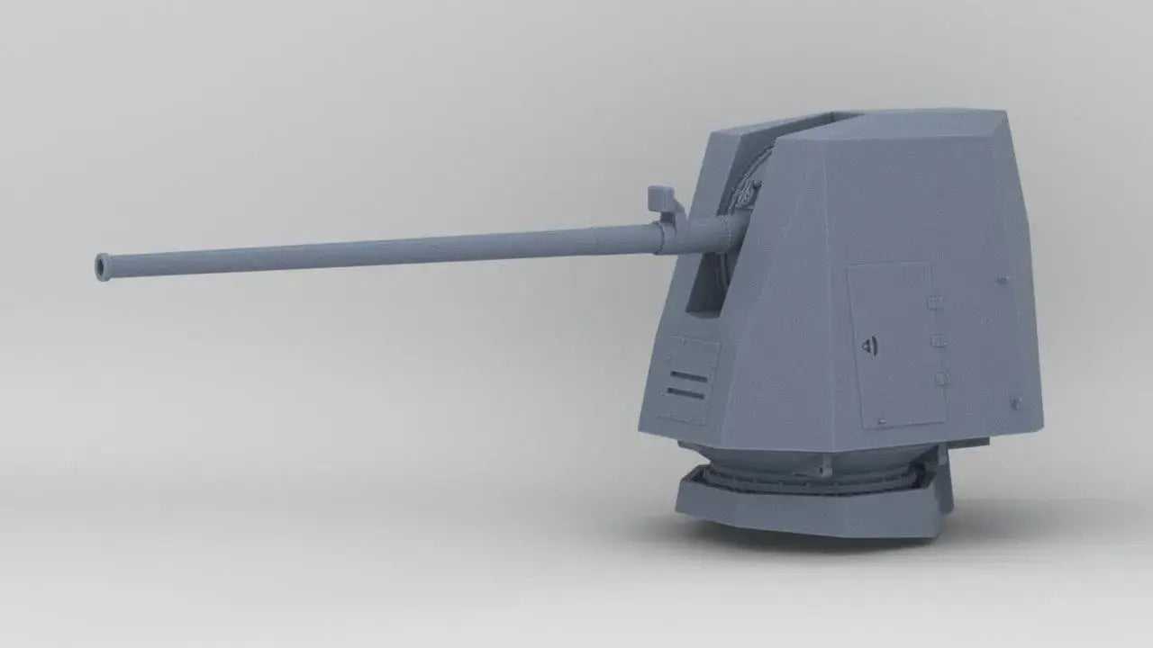1/144 USN 5"/62 (12.7 cm) Mark 45 Mod 4 Kit - distefan 3d print