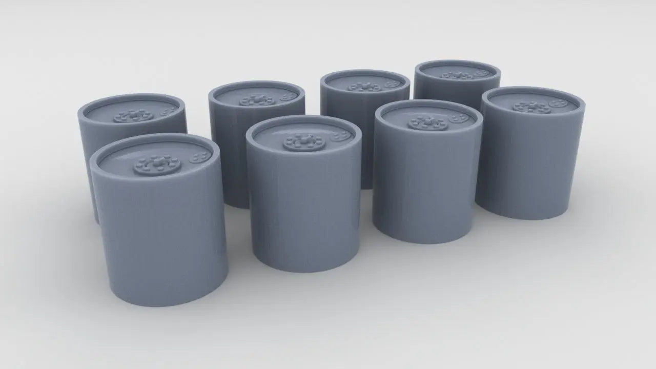 1/144 USN Depth Charges 600lb Set (8pcs) Resin3Dinteractive