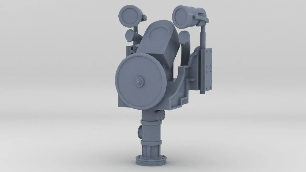 1/144 USN Helm Pedestal w/ Wheel - distefan 3d print