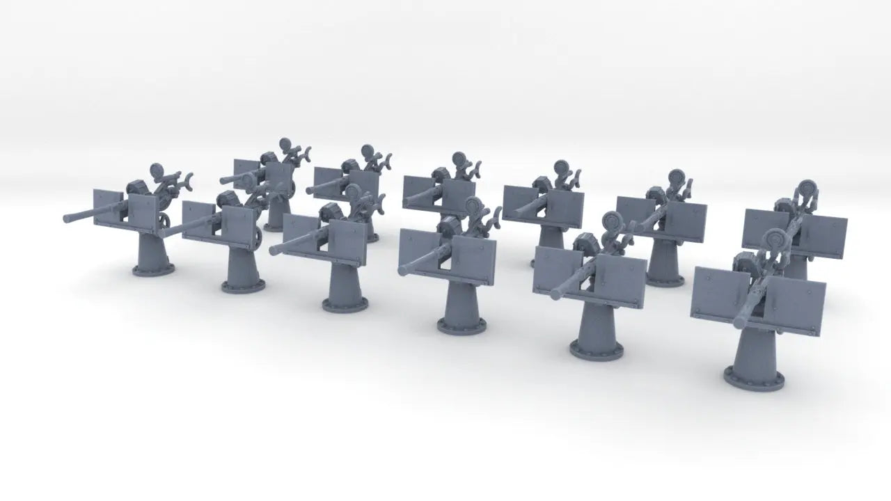 1/144 USN Single 20mm Oerlikon Mk4 Set (12pcs) Resin3Dinteractive