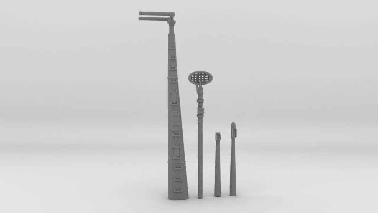 1/144 USS Gato Radar Antennas Set - distefan 3d print