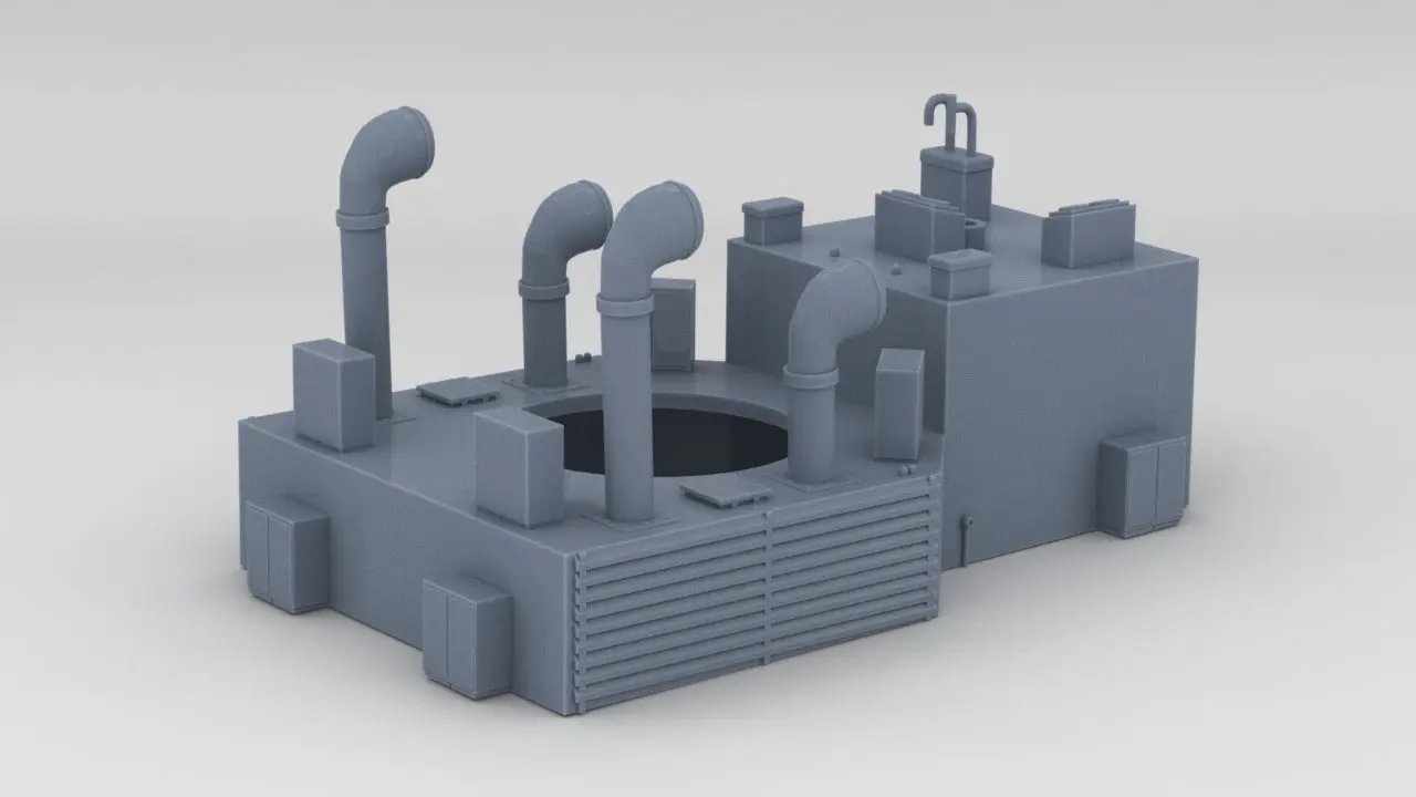 1/144 USS Saucy PG-65 Amidships Deck - distefan 3d print