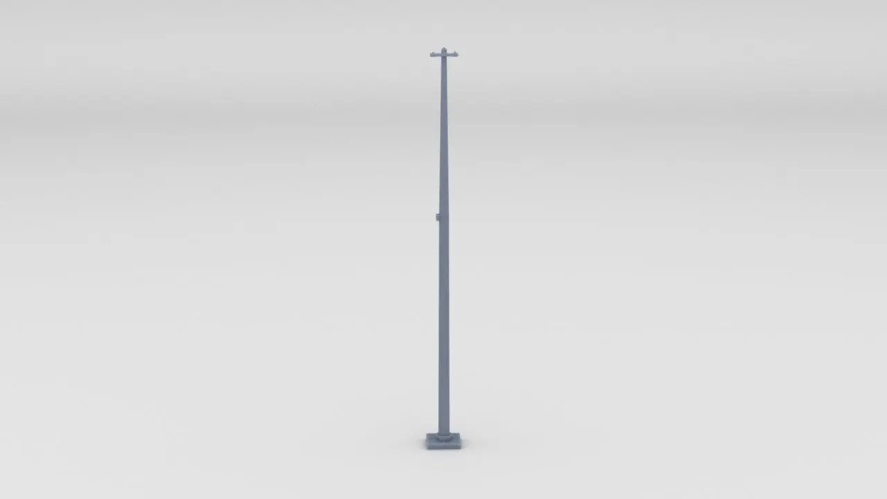 1/144 USS Saucy PG-65 Bow Flagpole - distefan 3d print