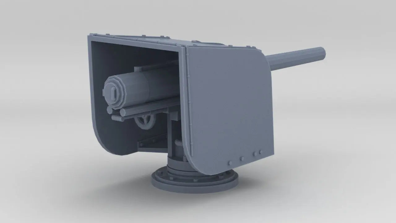 1/144 USS Saucy PG-65 Forward 4''/50 Gun - distefan 3d print