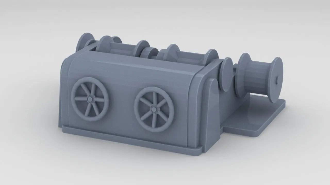 1/144 USS Saucy PG-65 Forward Winch - distefan 3d print