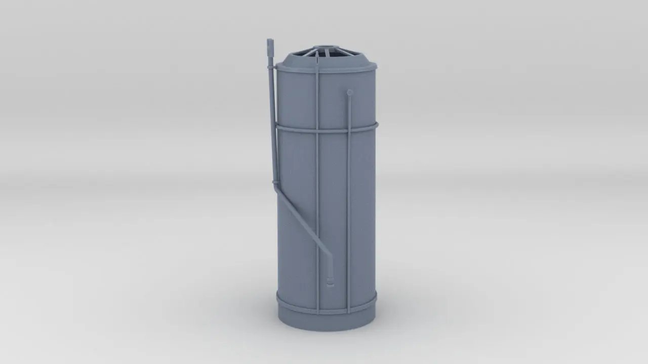 1/144 USS Saucy PG-65 Funnel - distefan 3d print