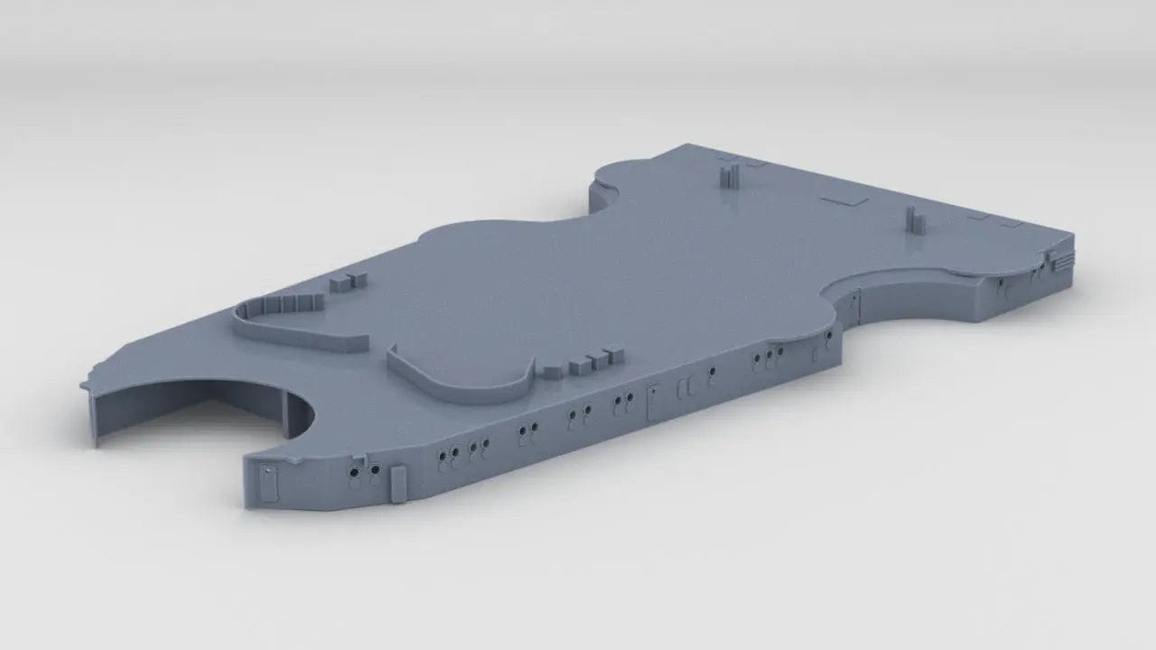 1/144 DKM Bismarck Aft Deck 1 - distefan 3d print