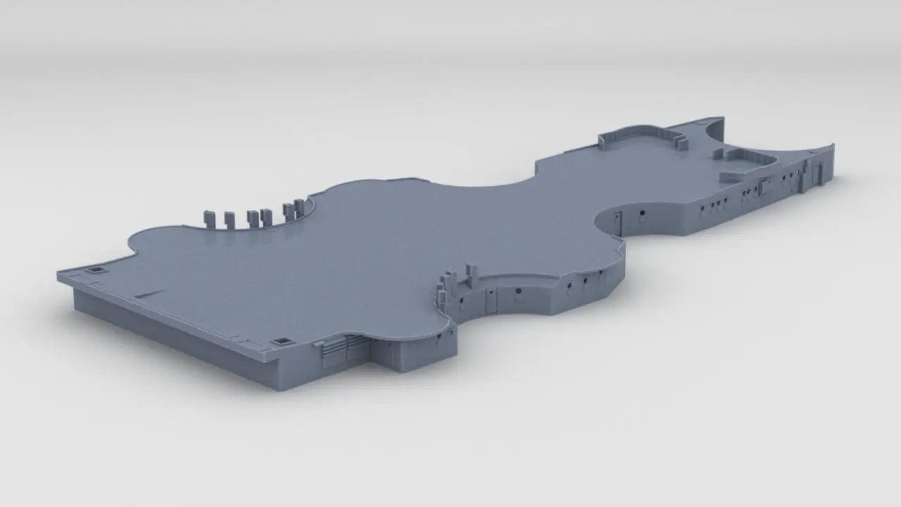 1/144 DKM Bismarck Forward Deck 1 - distefan 3d print