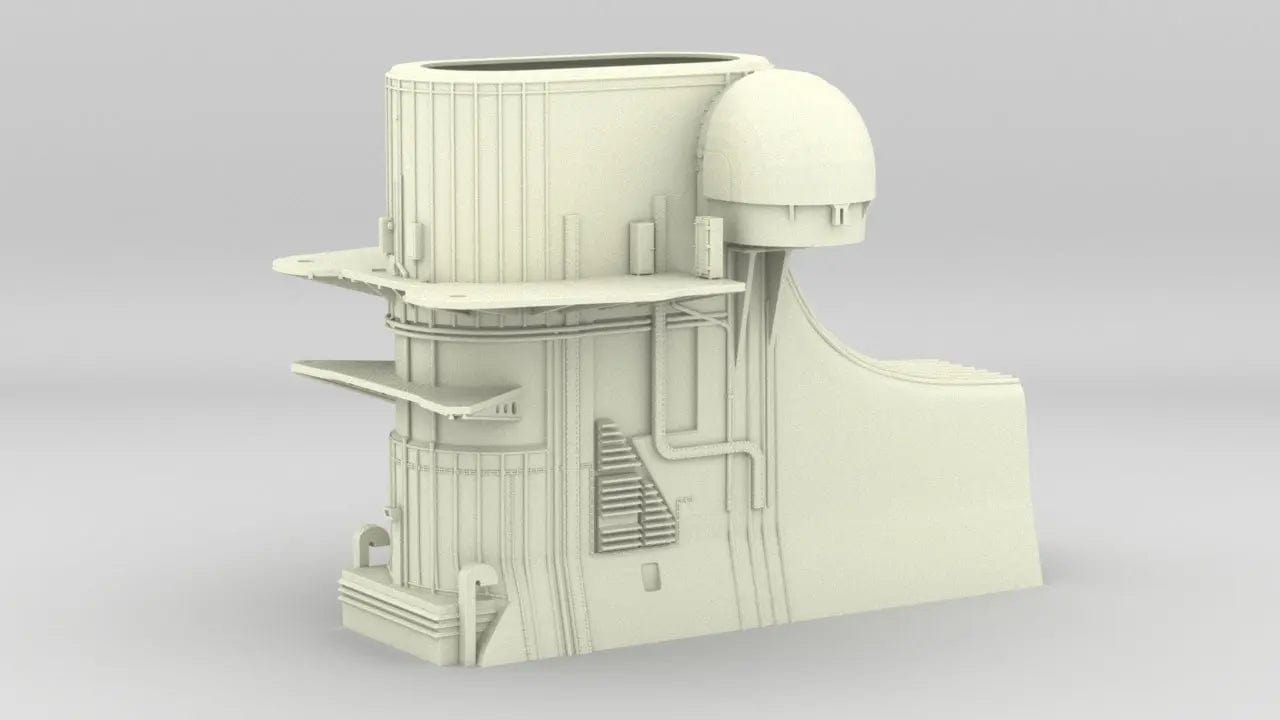 1/144 DKM Bismarck Funnel - distefan 3d print
