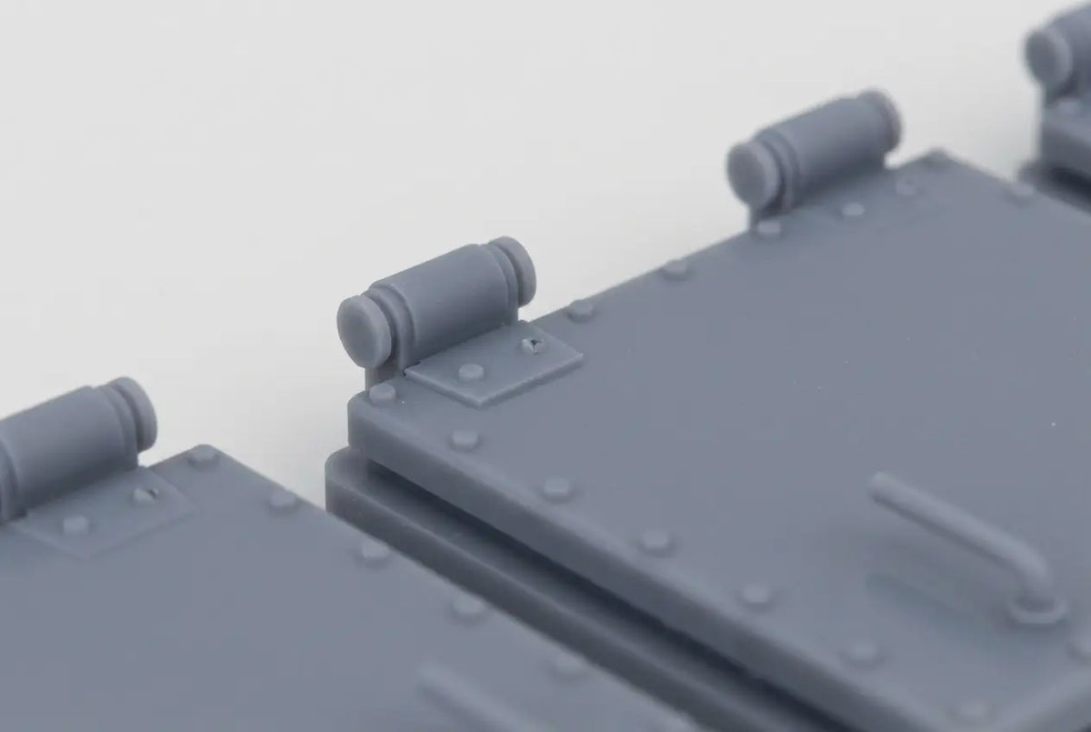 1/144 DKM Schnellboot Amidships Hatches Set (3pcs) - distefan 3d print