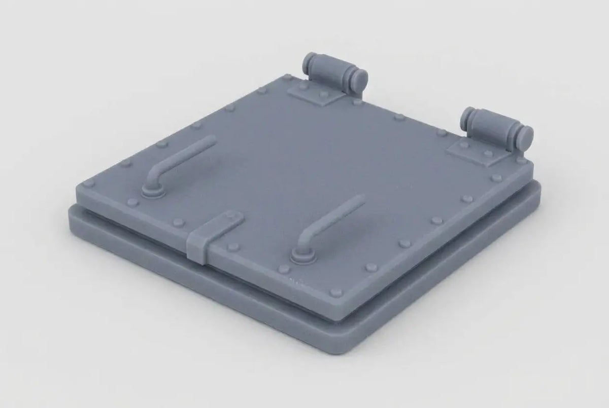 1/144 DKM Schnellboot Amidships Hatches Set (3pcs) - distefan 3d print