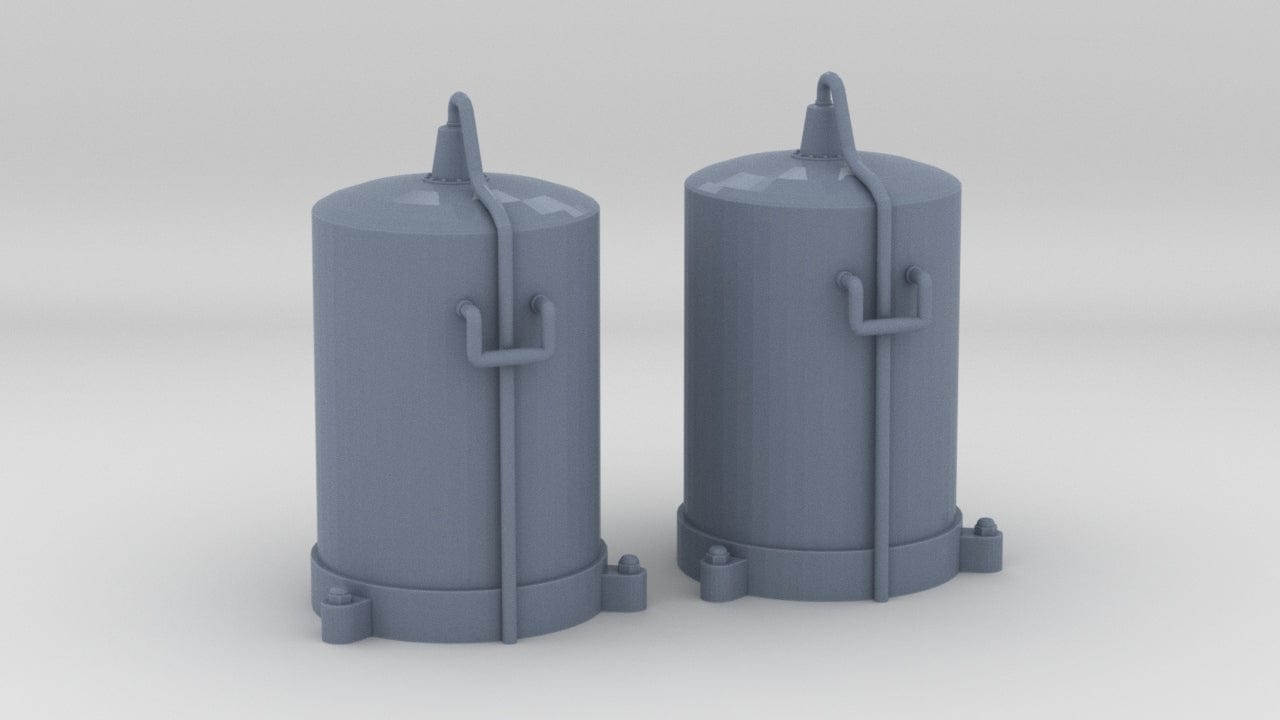 1/144 DKM Schnellboot S-100 Nebelkanne Set (2pcs) - distefan 3d print