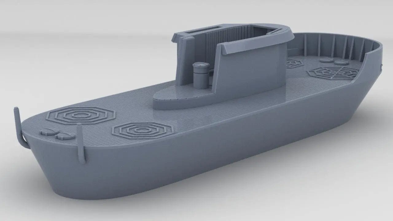 1/144 DKM U-Boot VII/C U-676 Conning Tower - distefan 3d print