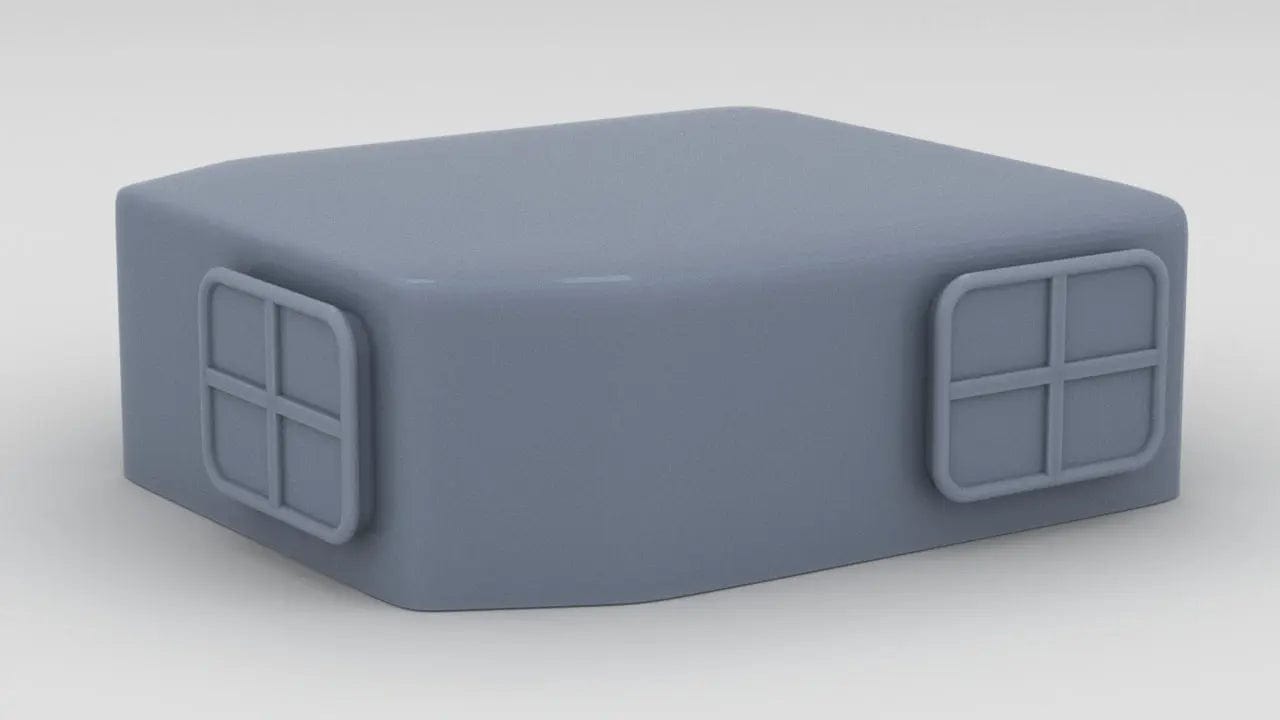 1/144 IJN Yamato Forward Deck Ventilator - distefan 3d print