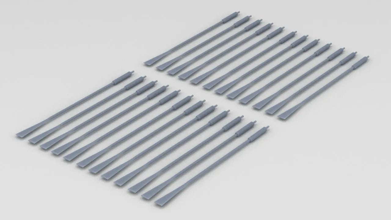 1/144 RN WWII Oars Set (24pcs) - distefan 3d print