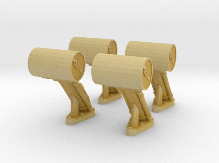 1/144 USN k-gun depth charge set 4pcs - distefan 3d print