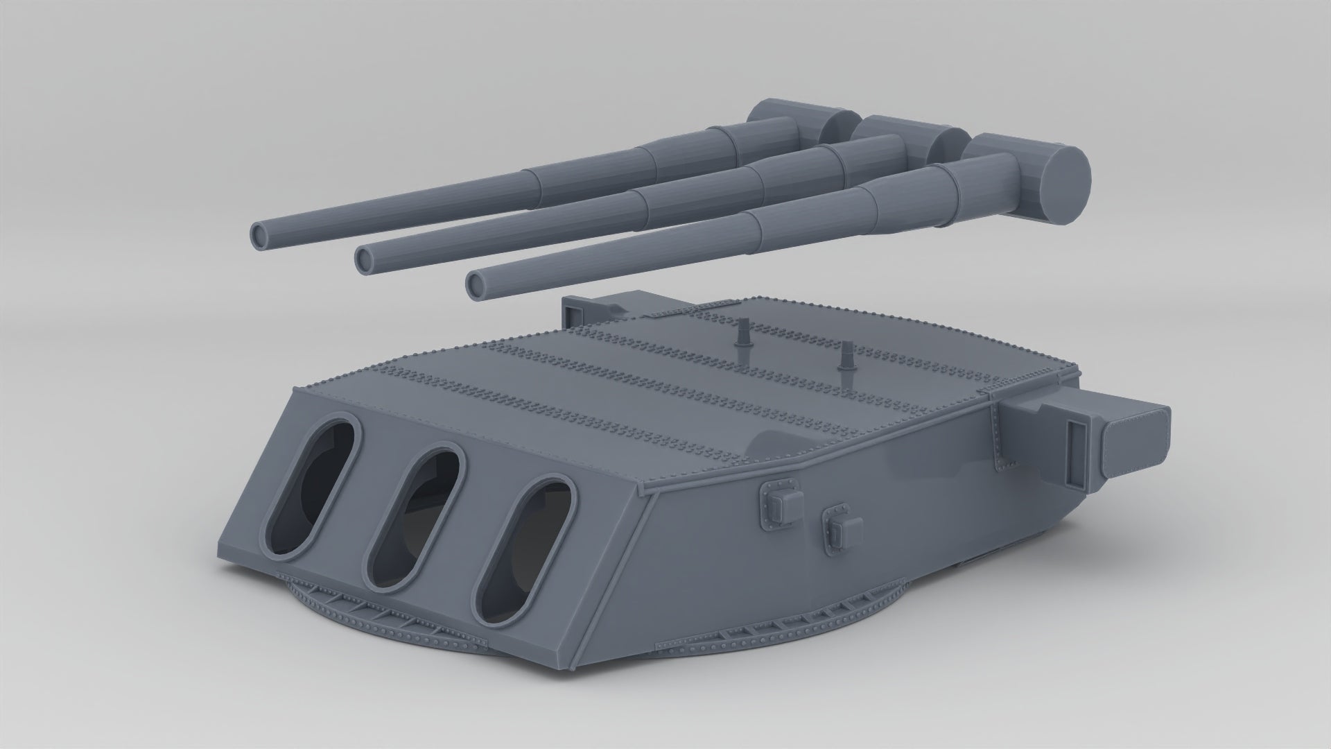 1/144 USS Iowa (BB-61) 16"/50 (40.6 cm) Mark 7 Turret A - Protosoon