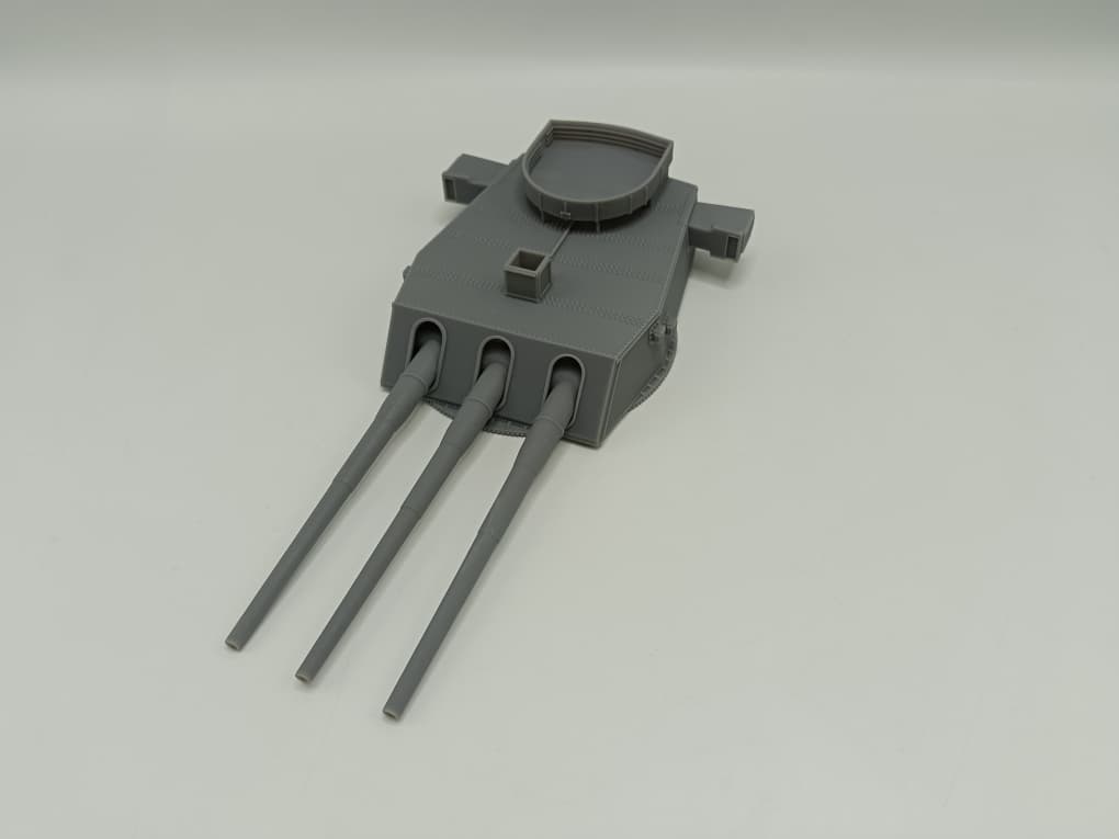 1/144 USS Iowa (BB-61) 16"/50 (40.6 cm) Mark 7 Turret C - distefan 3d print