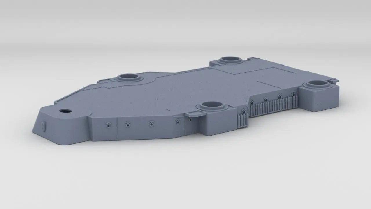 1/144 USS Iowa BB-61 Forward Structure Deck 2 - distefan 3d print