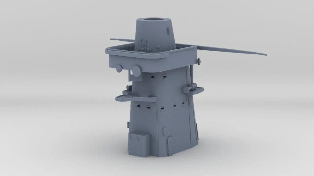 1/144 USS Iowa BB-61 Forward Structure Deck 8 - distefan 3d print