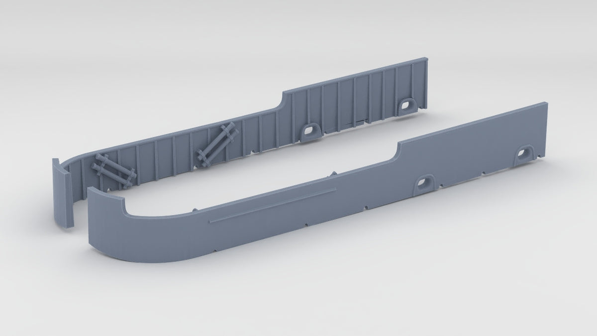 1/144 USS Kidd (DD-661) Bulwark Aft Set - distefan 3d print