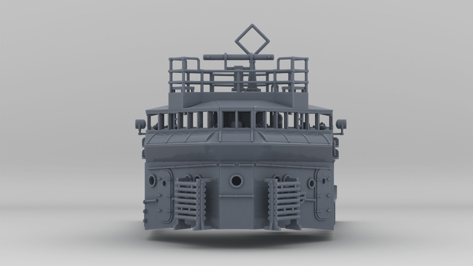 1/144 USS Ward Navigation Bridge - distefan 3d print