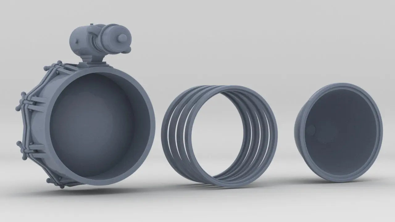 1/15 US PT Boat Torpedo Set 3dspro