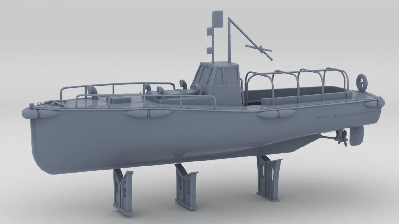1/150 IJN Motorboat Cutter 11m 60hp Resin3Dinteractive