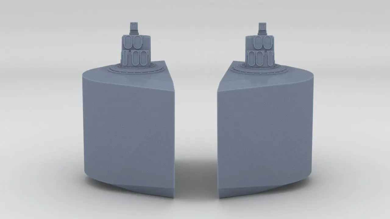 1/150 IJN Yamato Compass Bridge Set (2pcs) - distefan 3d print