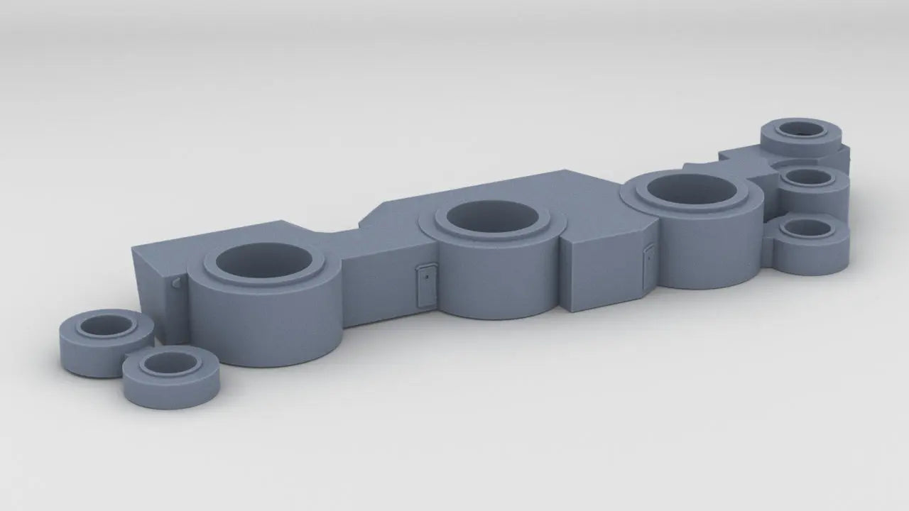 1/150 IJN Yamato Deck 1 Port - distefan 3d print