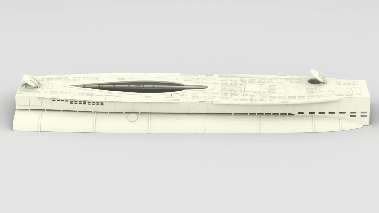 1/16 DKM U-Boot VII/C Hull Upper Deck Waterline Protosoon
