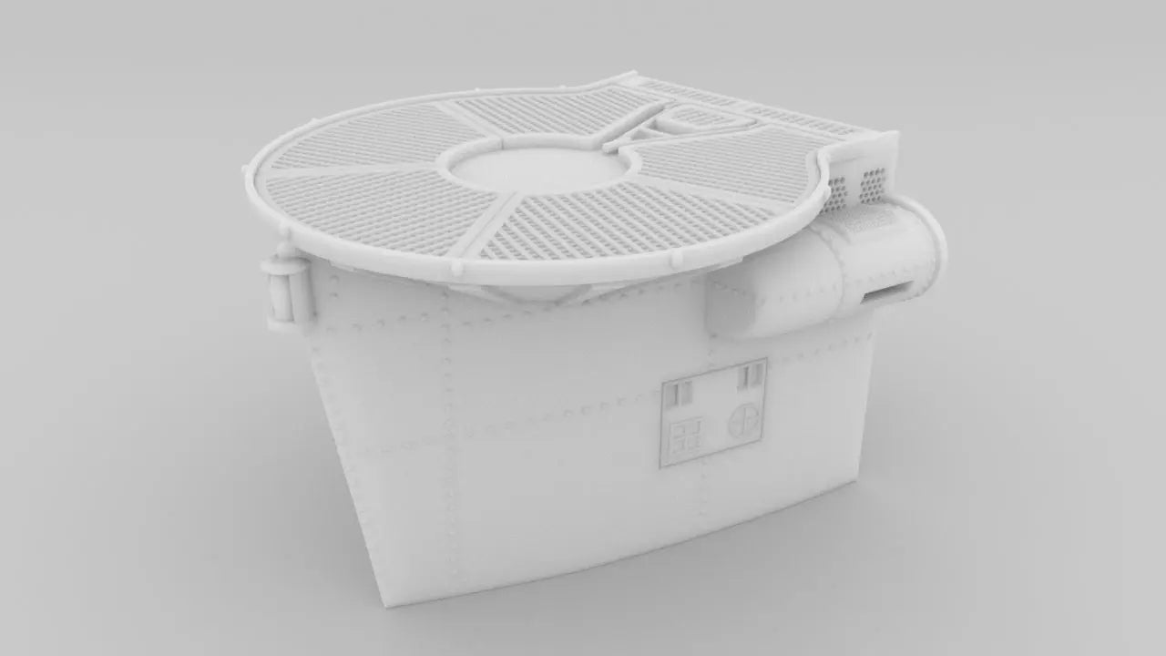 1/16 DKM Uboot VIIB Conning Tower Half 3dspro