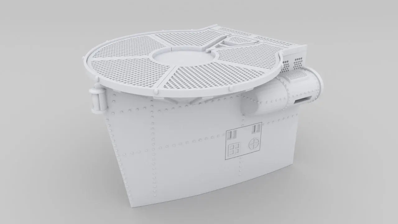 1/16 DKM Uboot VIIB Conning Tower Half 3dspro