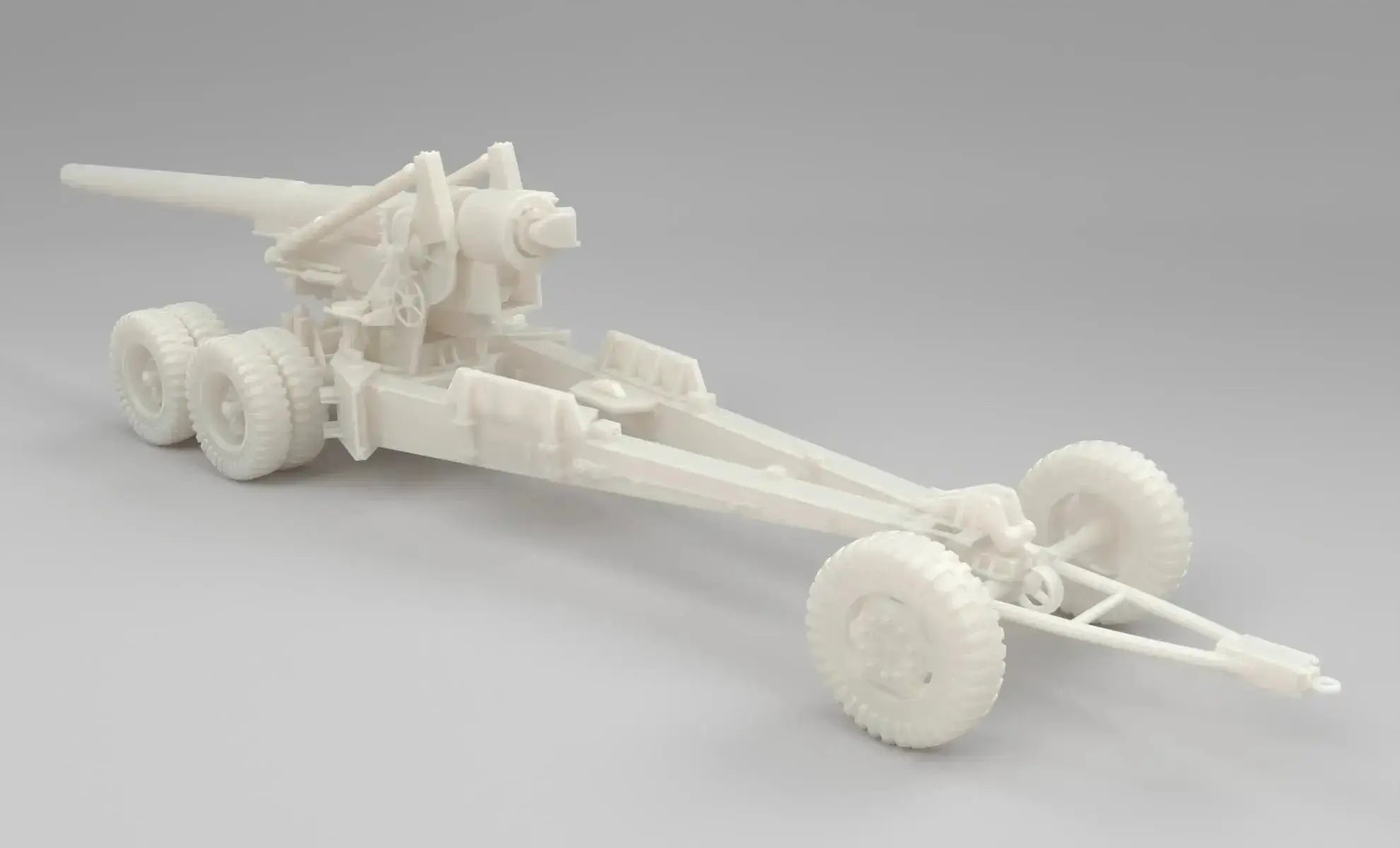 1/16 US 155mm Long Tom Cannon Travel Mode - distefan 3d print