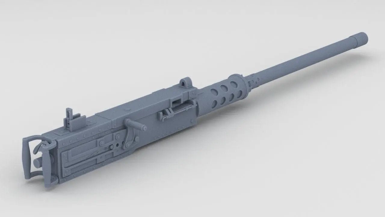 1/16 US M2 Browning .50 Cal Machine Gun - distefan 3d print