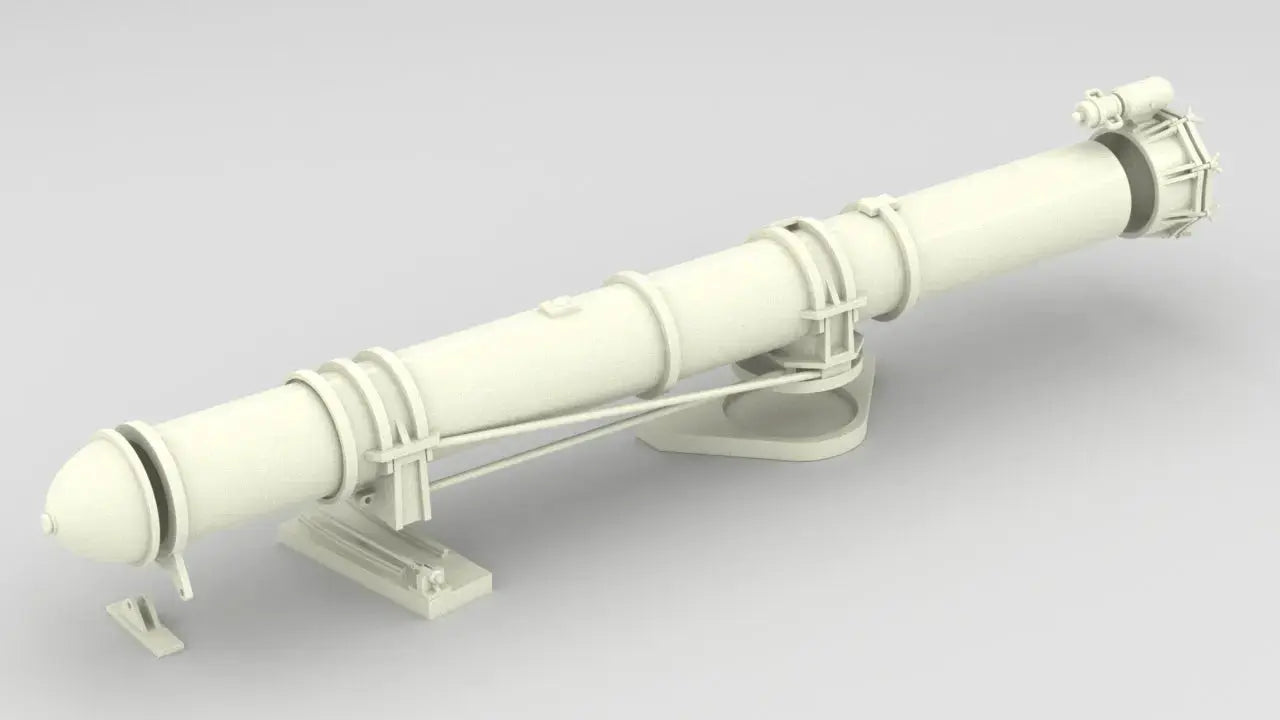 1/16 US PT Boat 109 Torpedo Tube Port Kit 3dspro