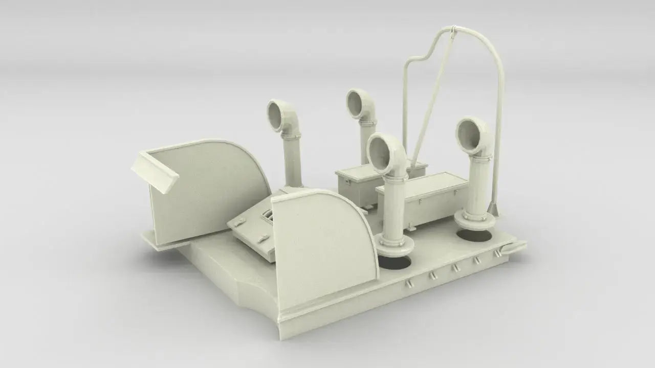 1/16 USN Pt Boat 109 Engine Room Hatch Kit 3dspro