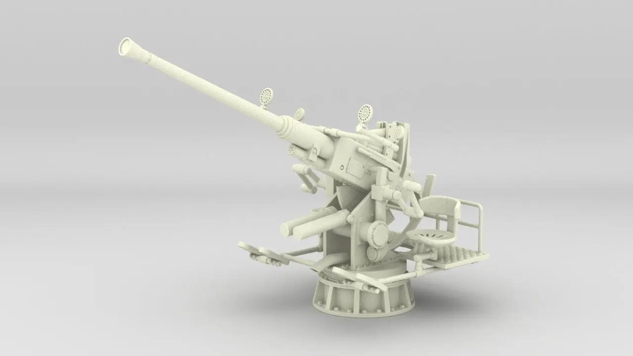 1/16 USN Single 40mm Bofors (Elevated) - distefan 3d print